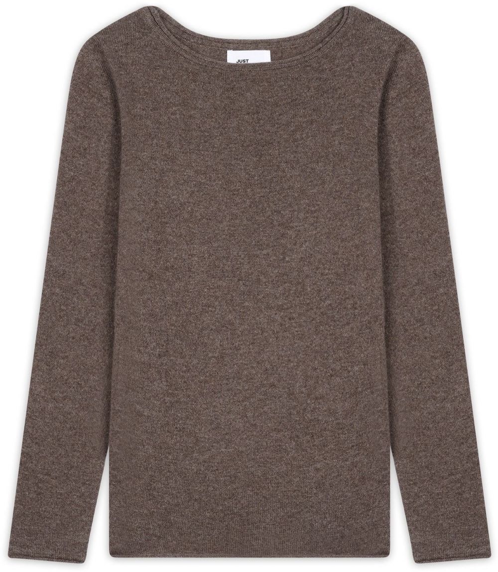 JUST CASHMERE Sveter 'Grace'  tmavošedá