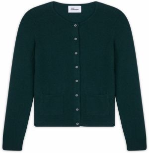 JUST CASHMERE Kardigán 'Katharine'  jedľová