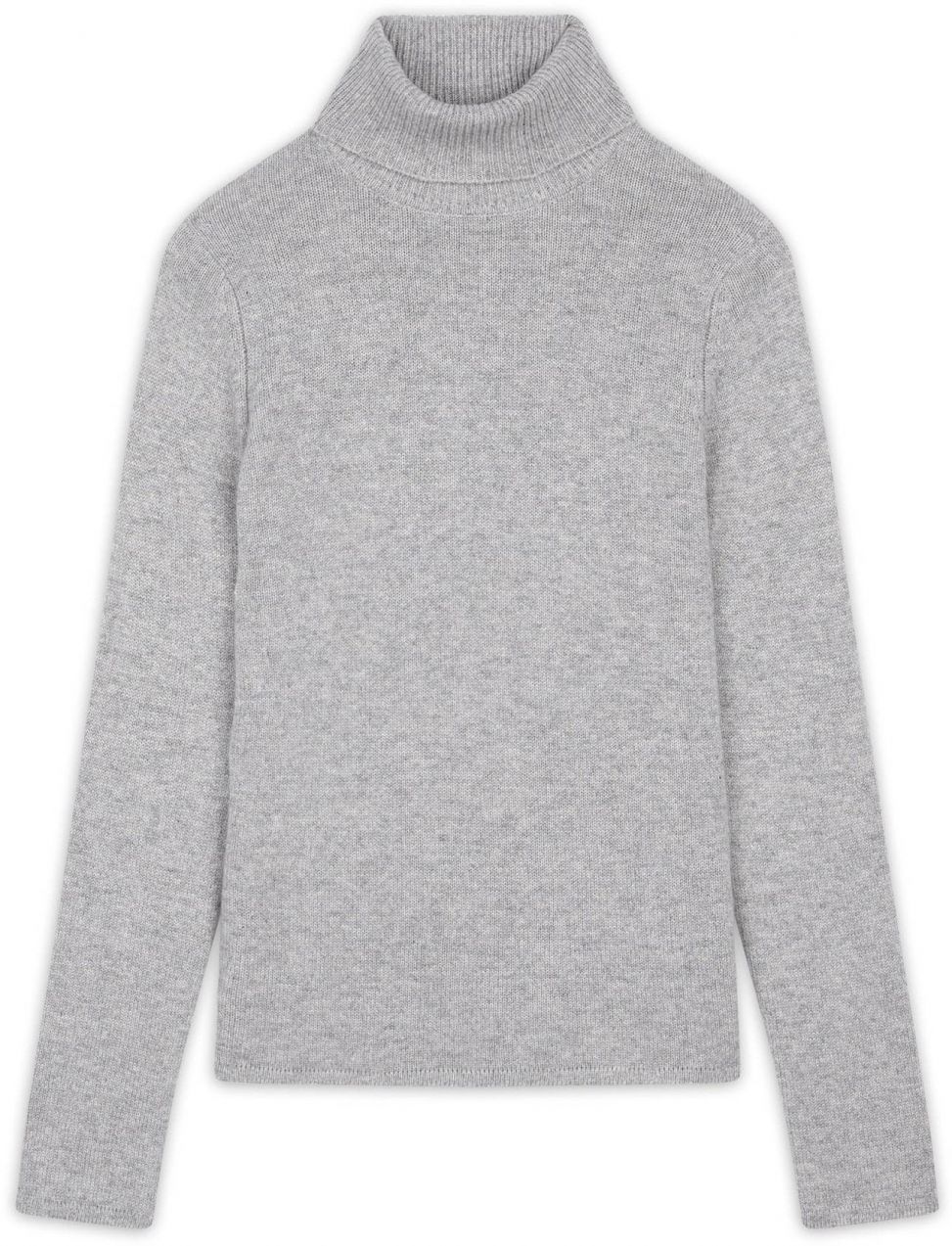 JUST CASHMERE Sveter 'Juni'  sivá melírovaná