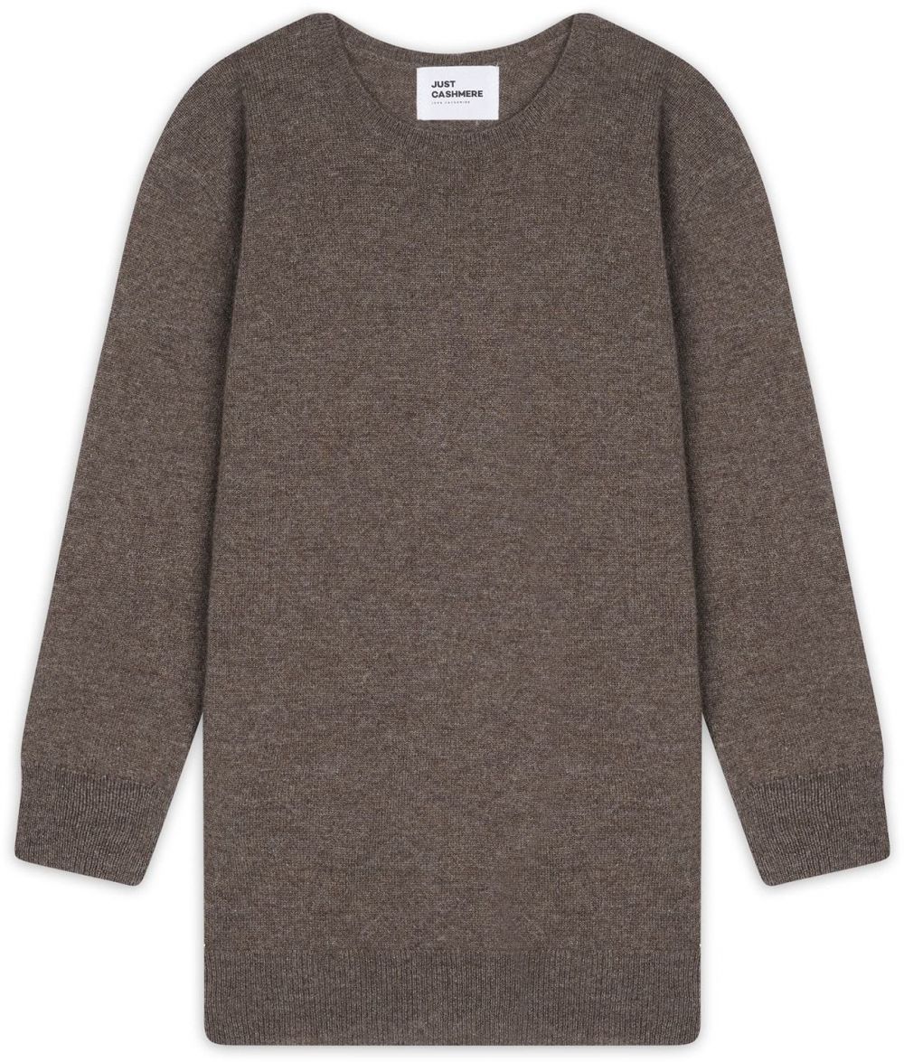 JUST CASHMERE Sveter 'Janice'  tmavošedá