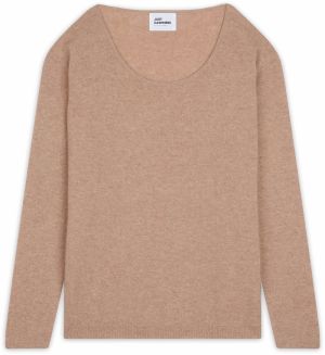 JUST CASHMERE Sveter 'Fiona'  farba ťavej srsti