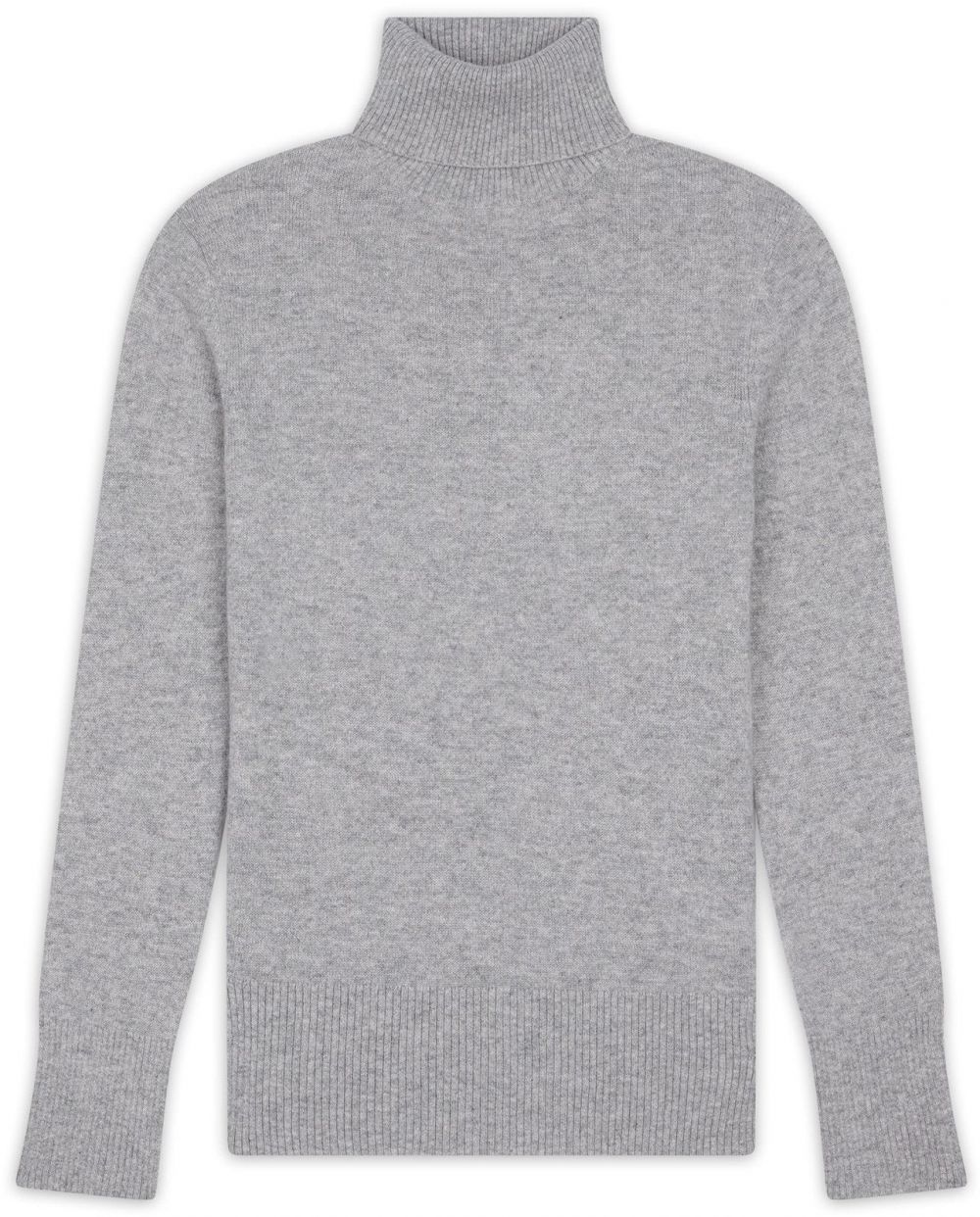 JUST CASHMERE Sveter 'Lexie'  sivá melírovaná