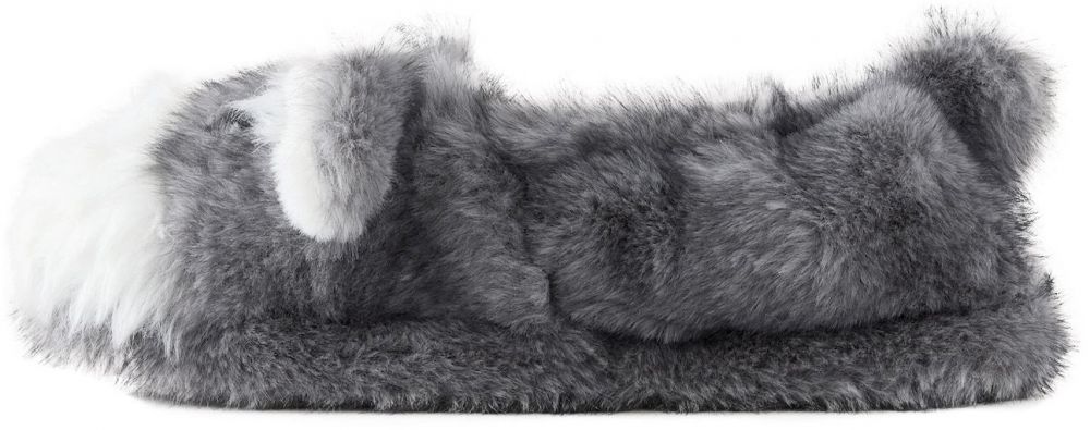 Next Papuče  tmavosivá / biela