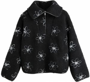 Next Sveter  čierna / biela