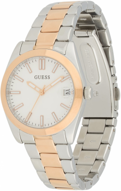 GUESS Analógové hodinky 'Alice'  ružové zlato / strieborná