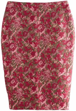 Next Sukňa  zelená / staroružová / červená