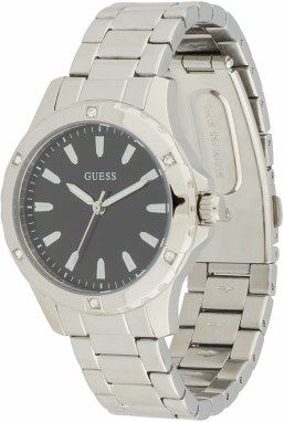GUESS Analógové hodinky 'Mist'  strieborná
