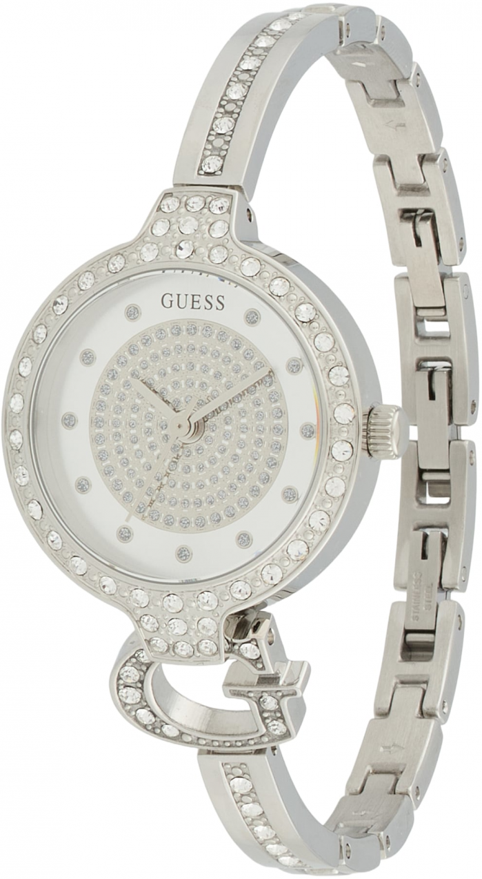 GUESS Analógové hodinky 'GISELLE'  strieborná