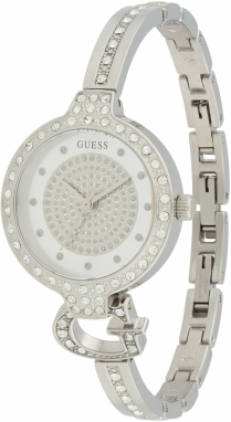 GUESS Analógové hodinky 'GISELLE'  strieborná