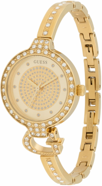 GUESS Analógové hodinky 'GISELLE'  zlatá