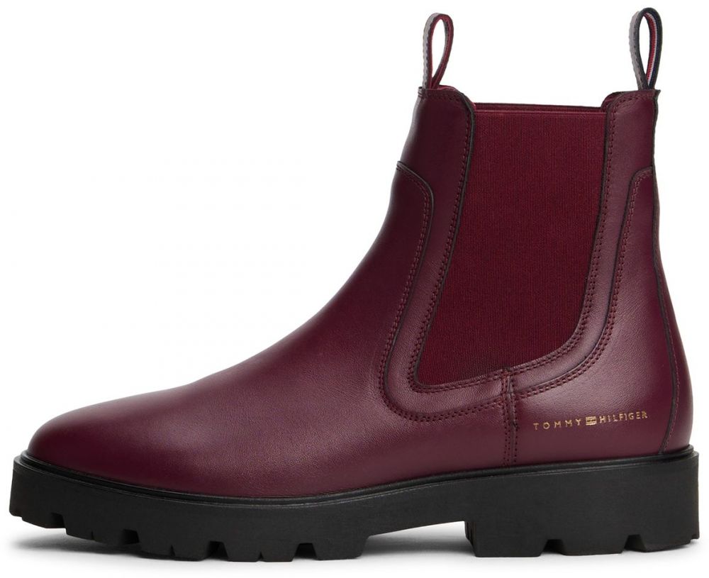TOMMY HILFIGER Chelsea čižmy  čokoládová