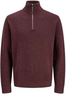 JACK & JONES Sveter 'JPRBlamilano'  vínovo červená
