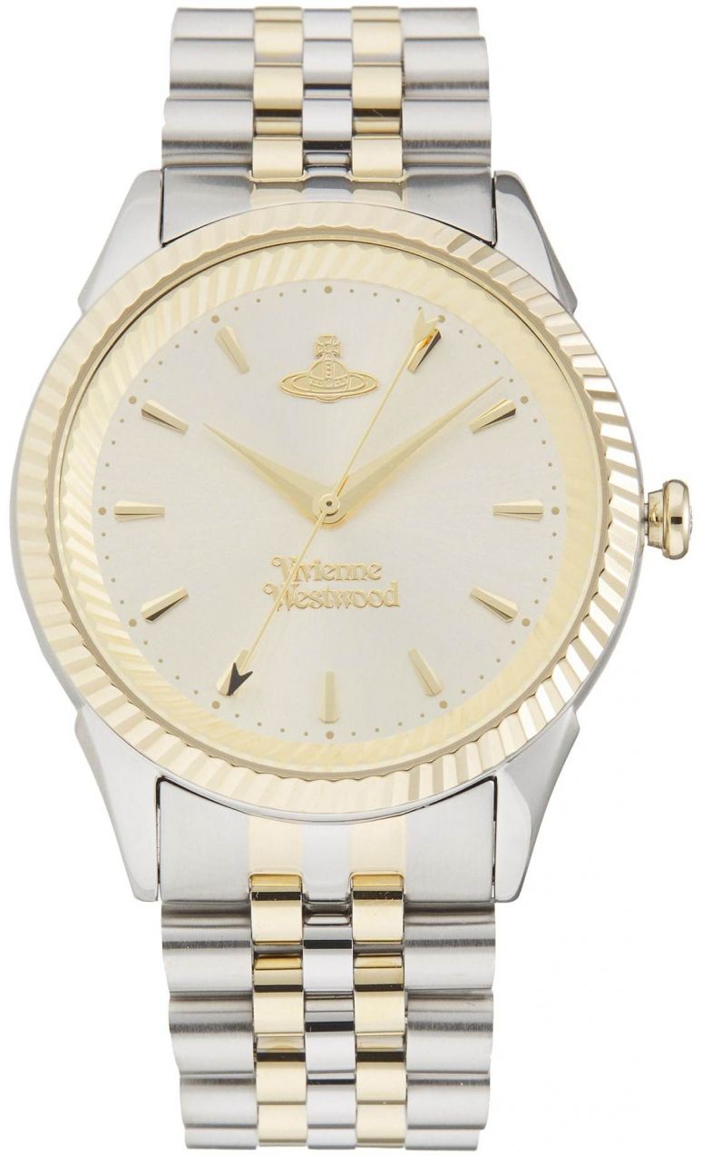 Vivienne Westwood Analógové hodinky 'Damenuhr'  zlatá / strieborná