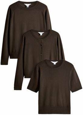 The Set Sveter  čokoládová