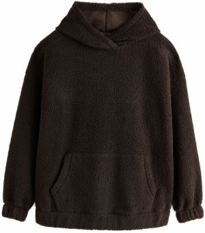 Next Mikina  tmavohnedá