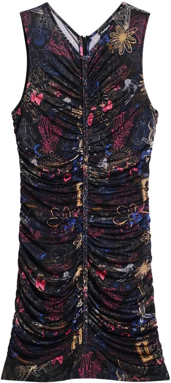 Desigual Šaty  zmiešané farby / čierna