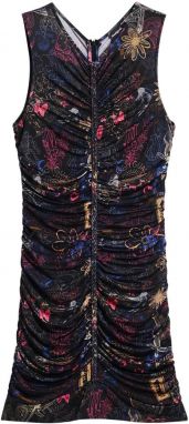 Desigual Šaty  zmiešané farby / čierna