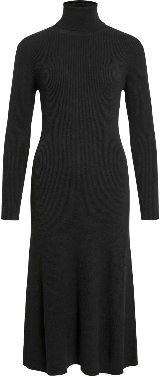 VILA Pletené šaty 'VIAMARIA'  čierna