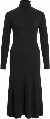 VILA Pletené šaty 'VIAMARIA'  čierna