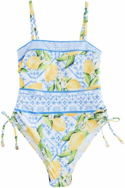 B by Ted Baker Jednodielne plavky  modrá / žltá / biela