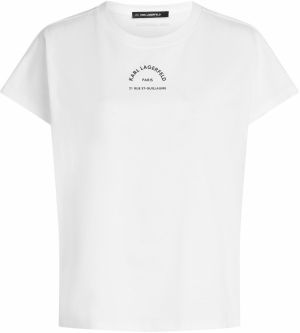 Karl Lagerfeld Tričko  čierna / biela