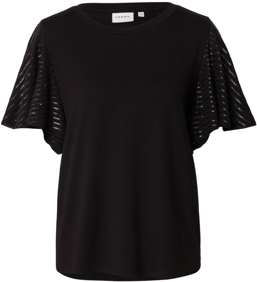 COMMA Tričko  čierna