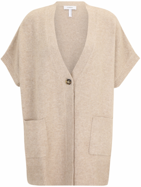 COMMA Kardigán  piesková