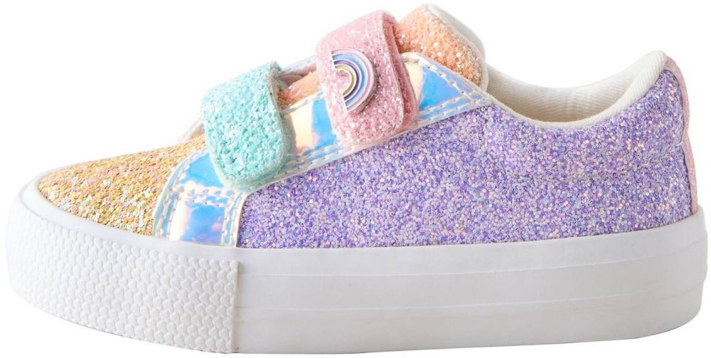 Next Tenisky  žltá / fialová / svetloružová