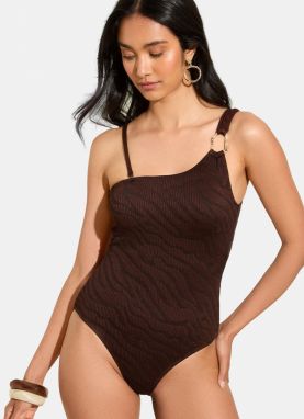 Friends Like These Jednodielne plavky  hnedá