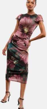 Lipsy Šaty  hnedá / zelená / ružová / čierna / biela