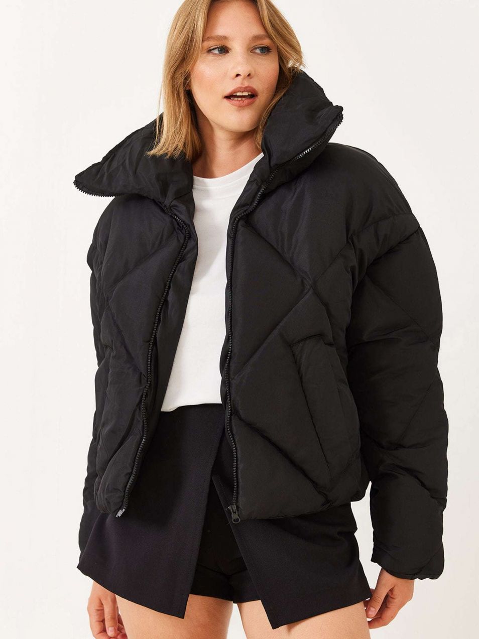 Bianco Lucci Zimná bunda  čierna