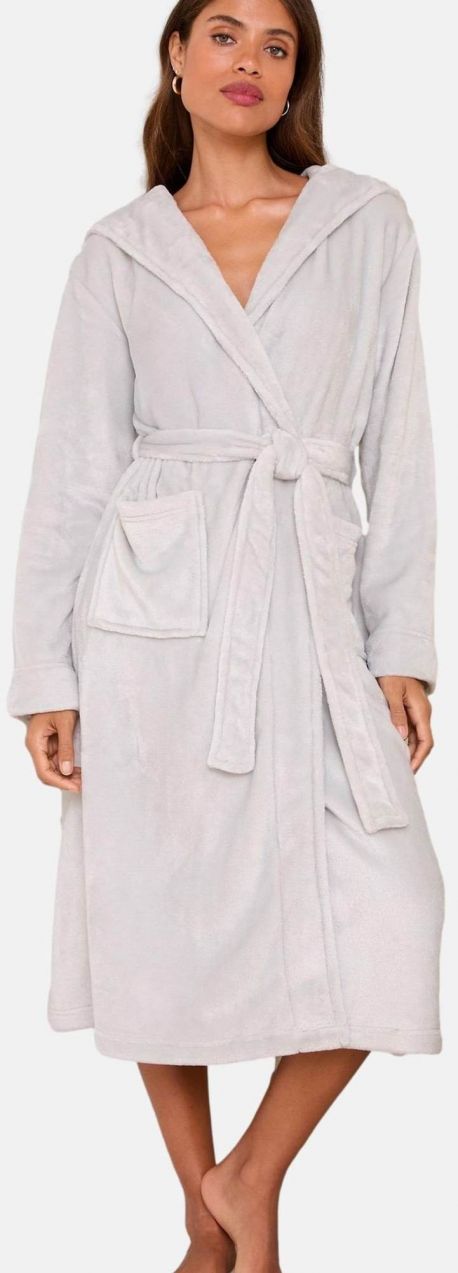 Lipsy Dlhý župan  sivá