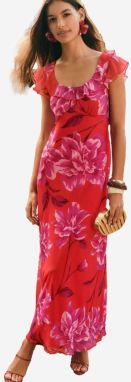 Friends Like These Šaty  ružová / červená