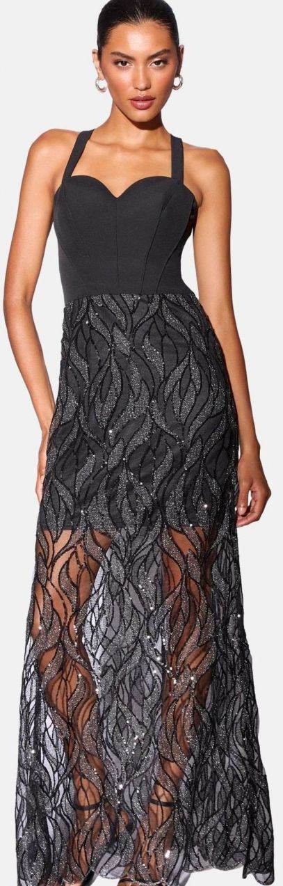 Lipsy Šaty  čierna