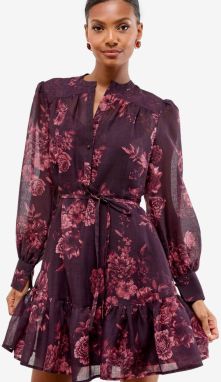 Lipsy Šaty  farba lesného ovocia / tmavofialová