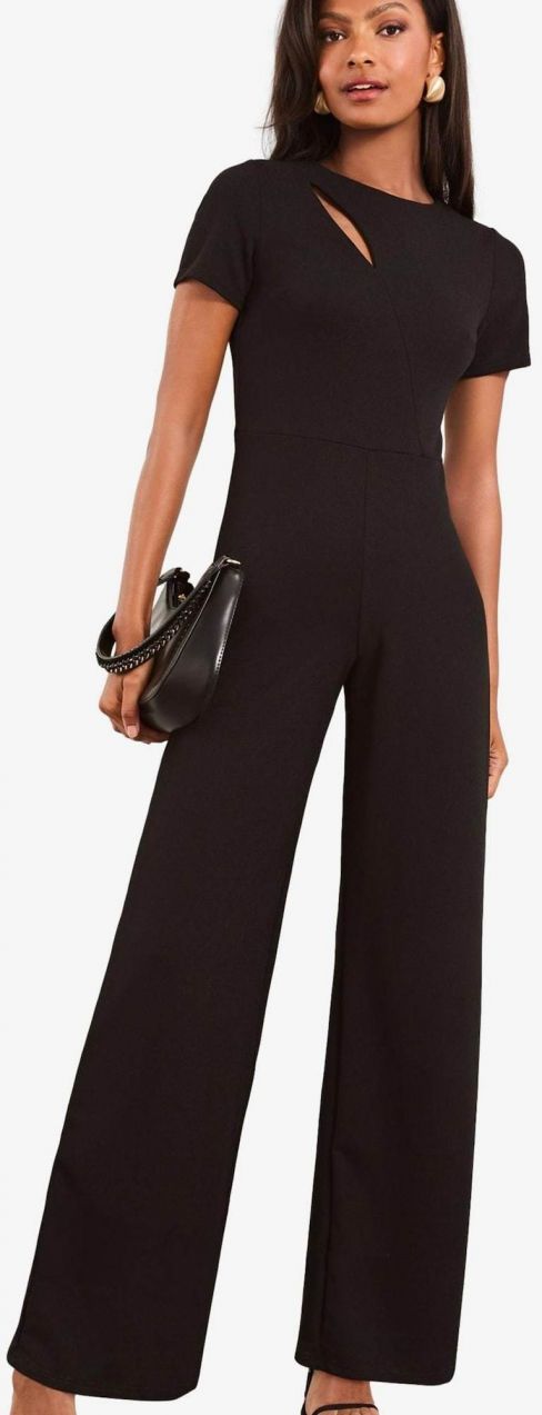 Lipsy Overal  čierna