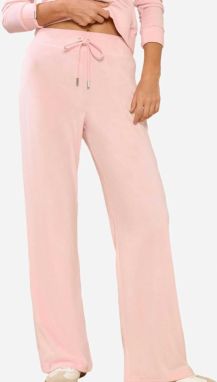 Lipsy Nohavice  ružová / perlovo biela