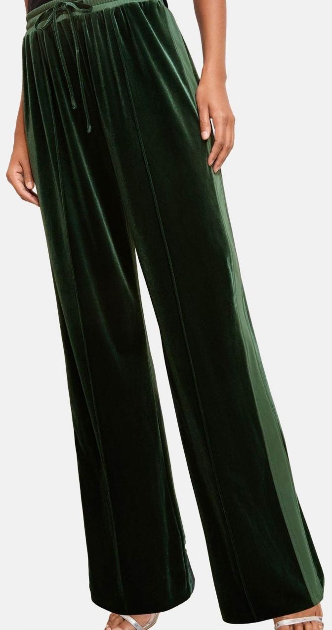 Friends Like These Nohavice 'Velvet'  svetlozelená / tmavozelená