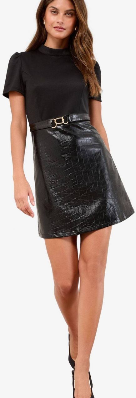 Lipsy Šaty  čierna