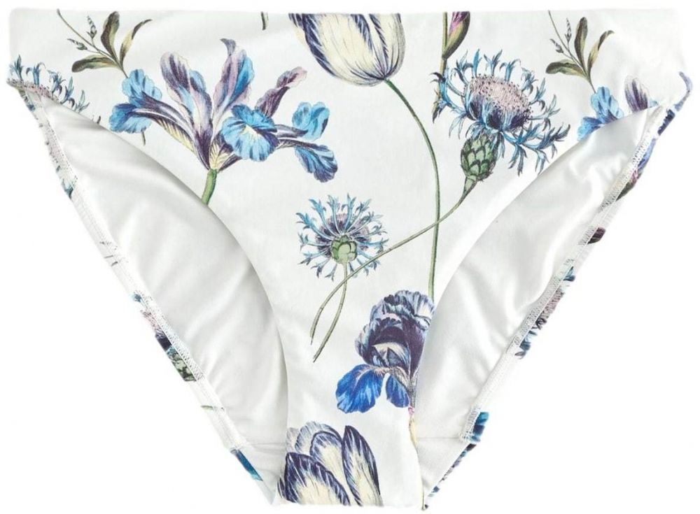 Next Bikinové nohavičky  svetlomodrá / kaki / biela