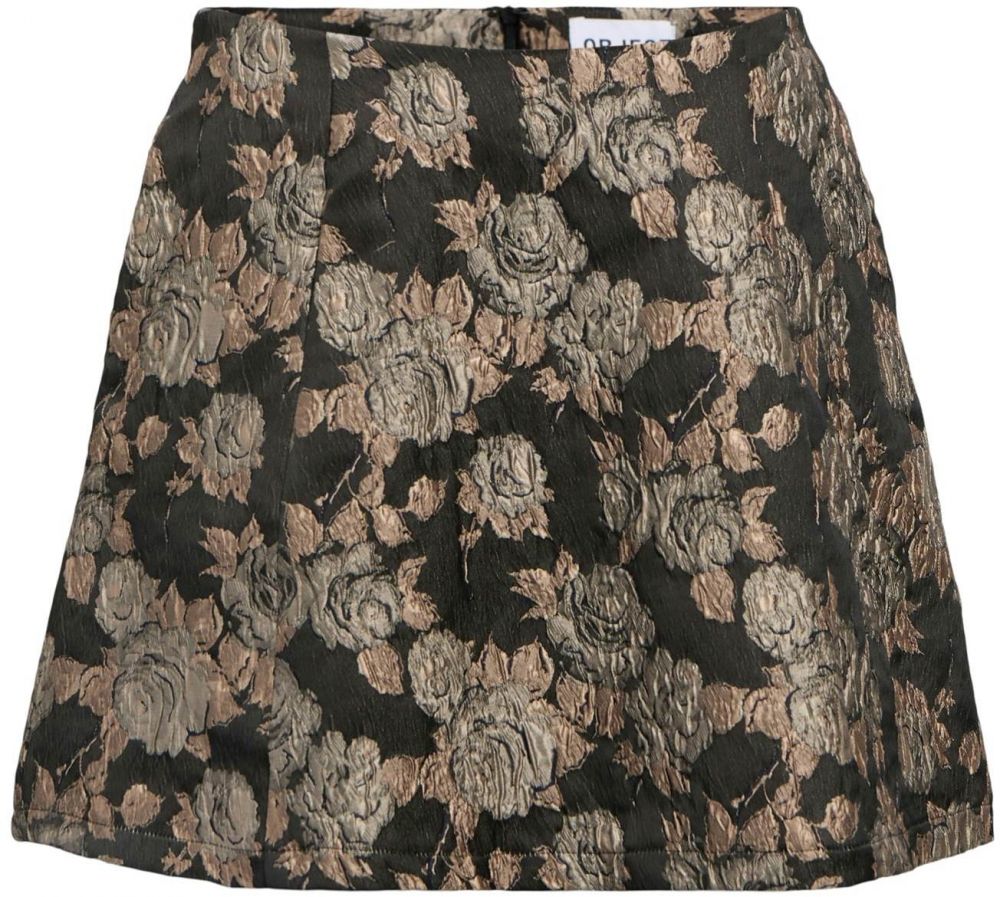 OBJECT Sukňa 'OBJJUNA'  hnedá / čierna / biela