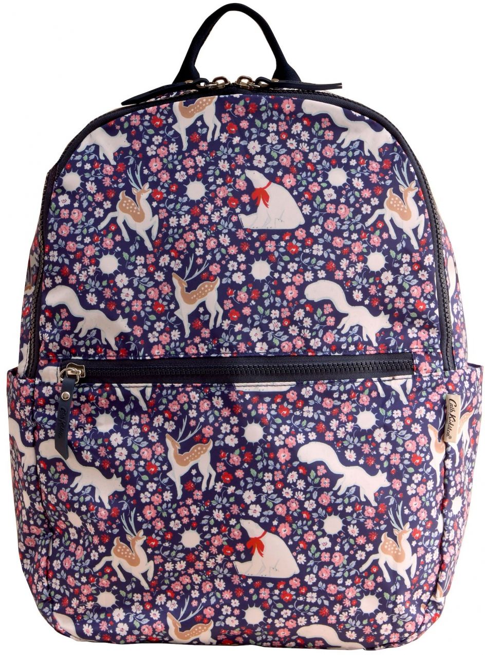 Cath Kidston Batoh 'Faltbarer'  béžová / námornícka modrá / červená