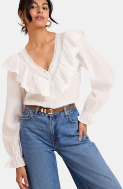 Friends Like These Blúzka  perlovo biela