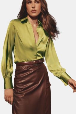 Lipsy Blúzka  trávovo zelená