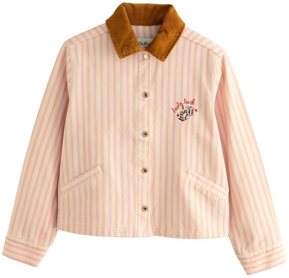 Cath Kidston Prechodná bunda  béžová / hnedá / ružová