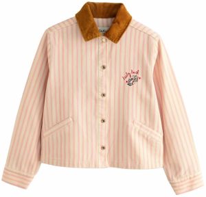 Cath Kidston Prechodná bunda  béžová / hnedá / ružová