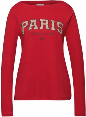 STREET ONE Tričko  farba ťavej srsti / tmelová / krvavo červená / čierna