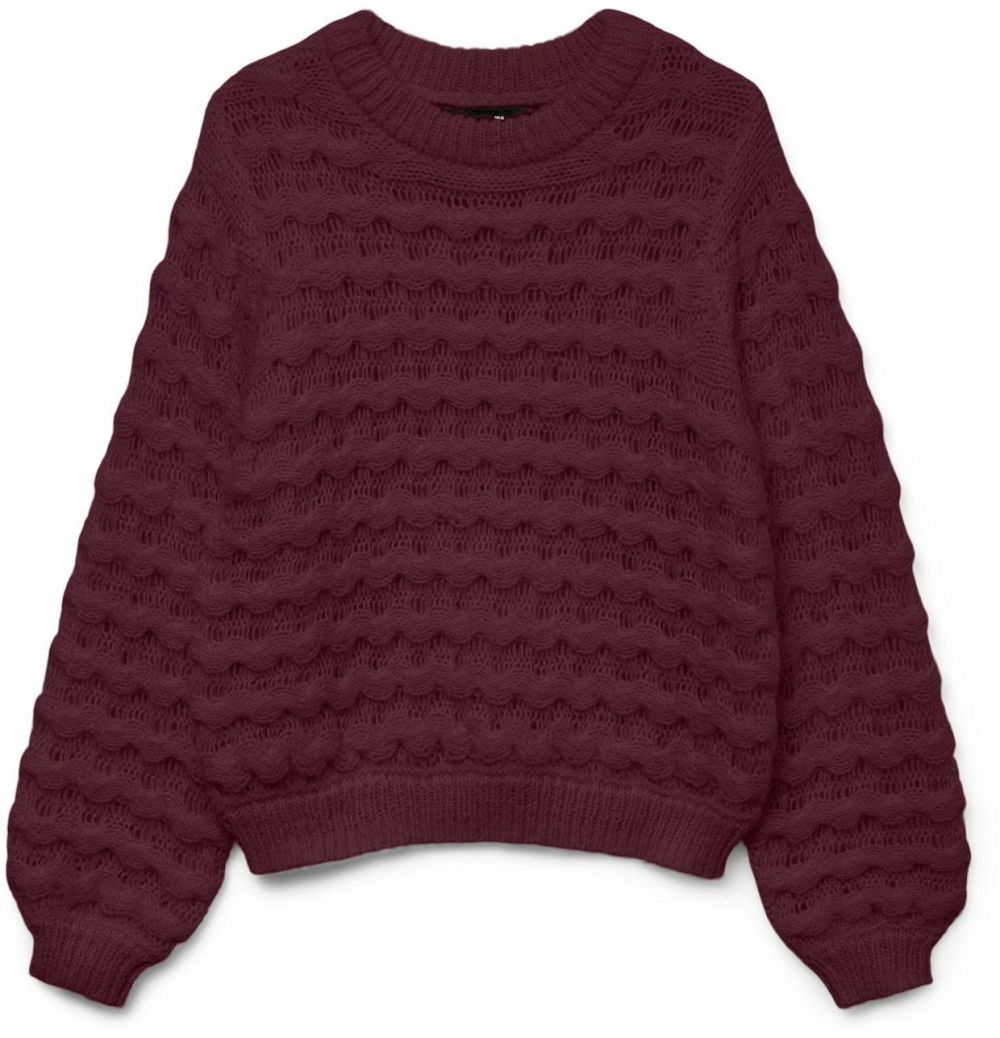 VERO MODA Sveter 'VMLauryn'  purpurová