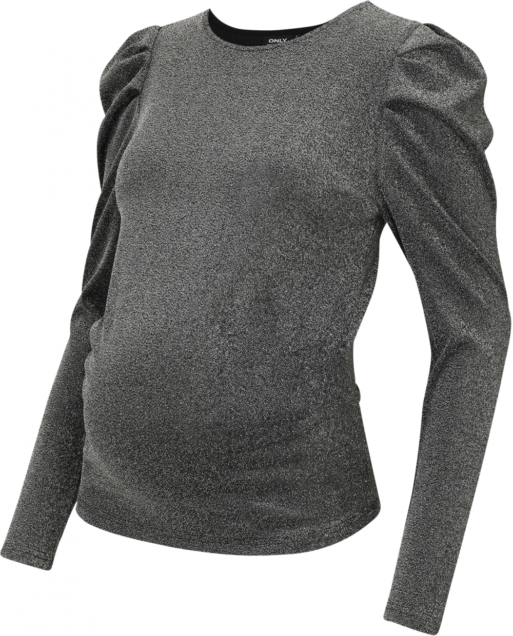 Only Maternity Tričko 'OLMRICH'  čierna melírovaná