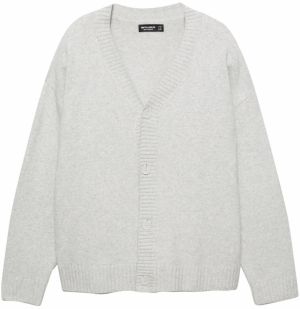 Pull&Bear Kardigán  svetlosivá